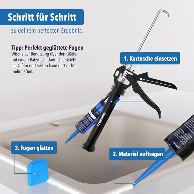 Detalle 2 de STONE REEF 9 Zoll Kartuschenpistole für Dichtstoffe