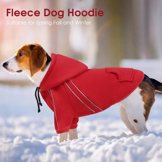 Thumbnail 6 de ASENKU Hundepullover Winter, warmes Fleece