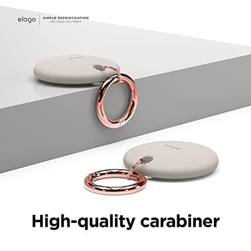 Thumbnail 6 de elago Étui de Base pour AirTag — silicone alimentaire, porte‑clé inclus 🧷