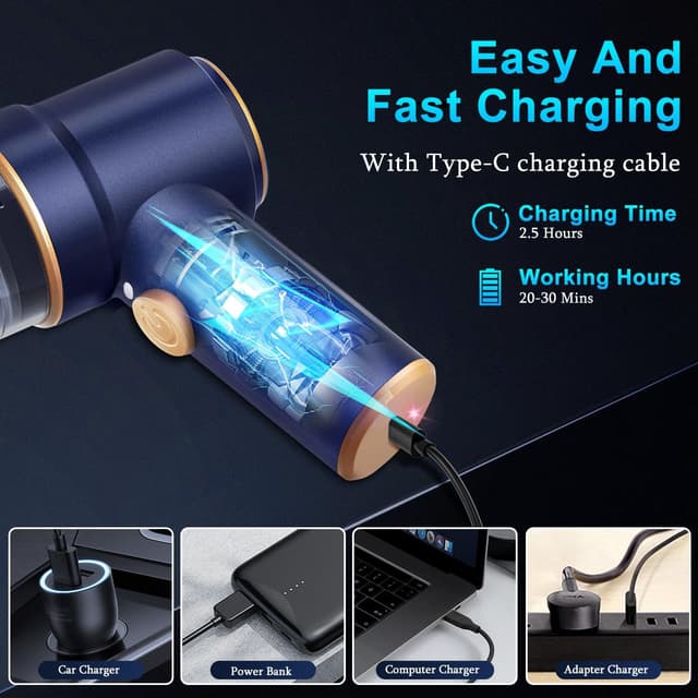 Thumbnail 3 de KMM Handheld Car Vacuum 9000 Pa with LED light