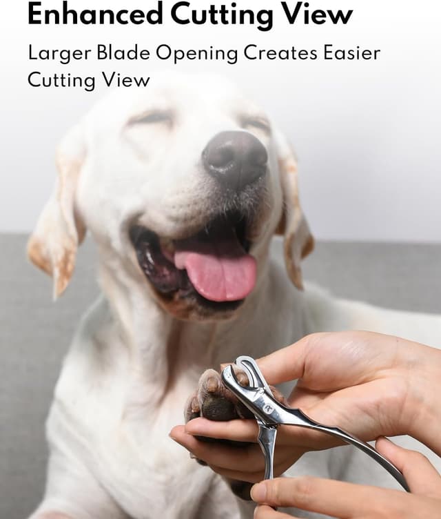 Detalle de Homerunpet Dog Nail Clippers (Martensite Steel) for Large Dogs – Safe & Solid home claw trimming