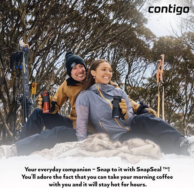 Thumbnail 5 de Contigo Byron Snapseal Vaso Térmico Antigoteo Acero Inoxidable