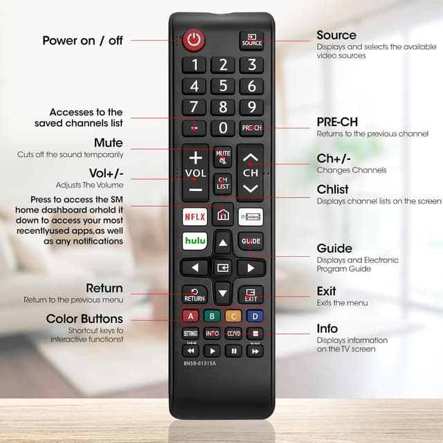 Thumbnail 4 de 3-Pack Samsung TV Remote Replacement