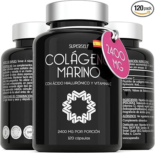 Imagen de Colágeno Marino Hidrolizado 2400 mg con Ácido Hialurónico 💧 en OfertitasTOP