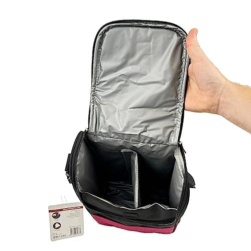 Thumbnail 3 de Vin Bouquet FIE 139 Bolsa térmica 2 botellas, tela negro/burdeos