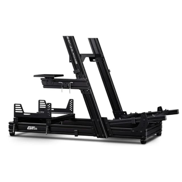 Detalle de Next Level Racing GTElite Wheel Plate Edition: estructura de cockpit de perfil de aluminio