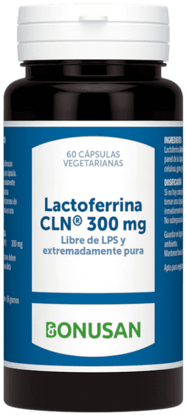 Imagen de Bonusan Lactoferrina CLN 300 mg - 60 Cápsulas Vegetarianas en OfertitasTOP