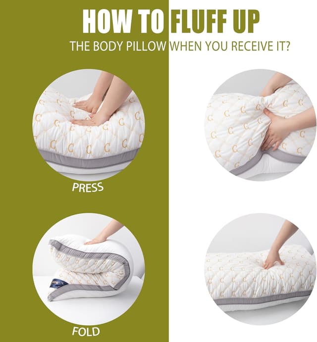 Thumbnail 6 de Chilling Home Seitenschläferkissen mit Bezug (137 x 53 cm) – Still- und Schwangerschaftskissen für Seitenlage