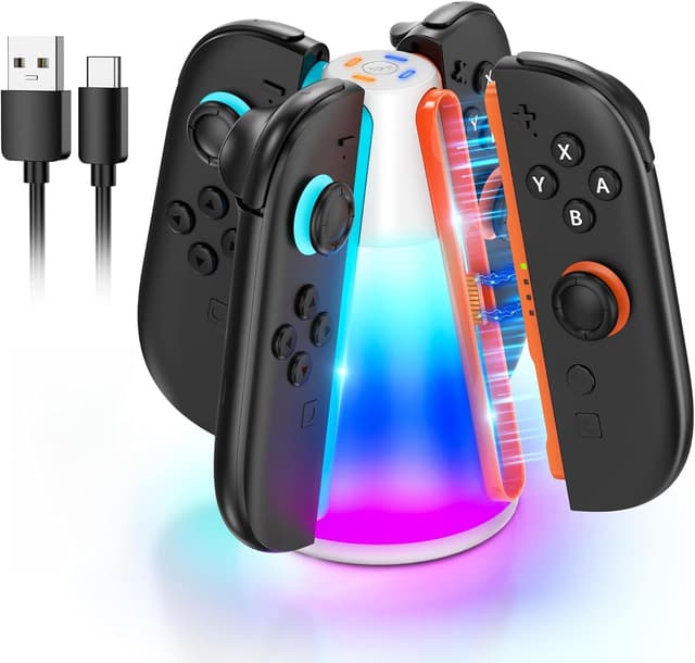 Detalle de Bidirektionale Ladestation Nintendo Switch 2 2025