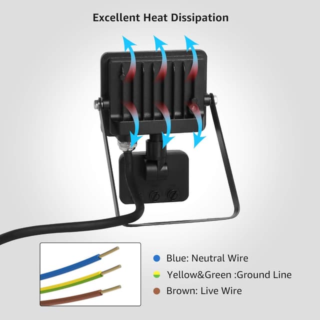 Thumbnail 3 de Lepro Faretto LED 10W da esterno