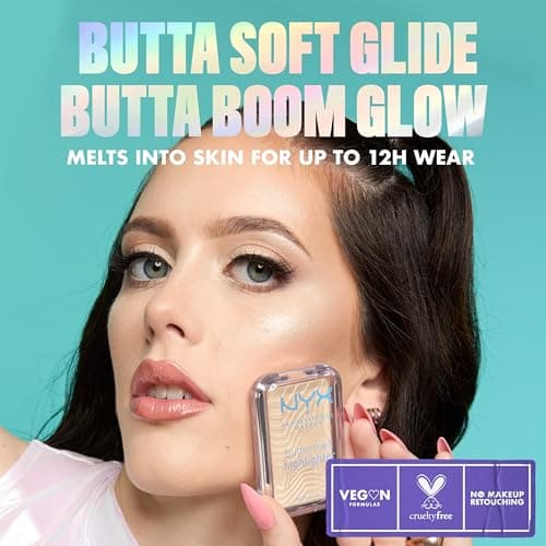 Thumbnail 2 de NYX Professional Makeup Buttermelt Highlighter 12 h