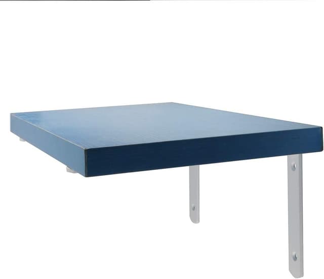 Detalle de SAYAYO EJ5218W-4P – lot de 4 supports d’étagère murale en inox forme L pour fixation flottante