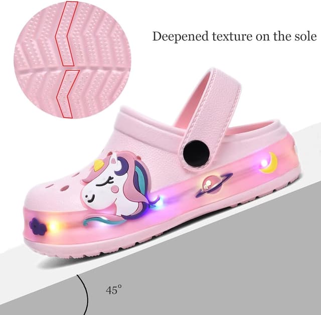 Detalle 1 de Kinder Clogs mit LED Streifen