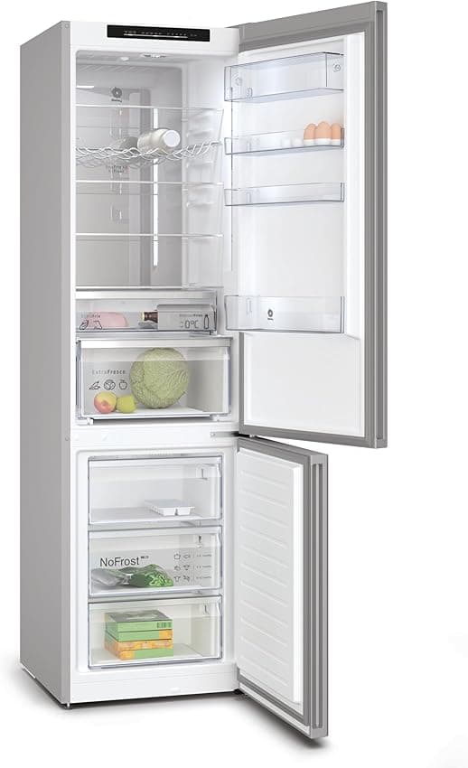 Thumbnail 2 de Balay 3KFC869BI frigorífico combinado 203×60 cm ExtraFresh cristal blanco 🧊