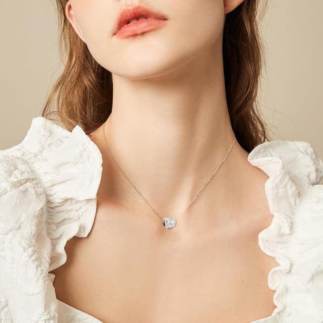 Detalle de Ruaidhra Sterling Silber Charms Anhänger – Kreuz, Herz, Blumen & mehr als Charm Clip Stopper Bead