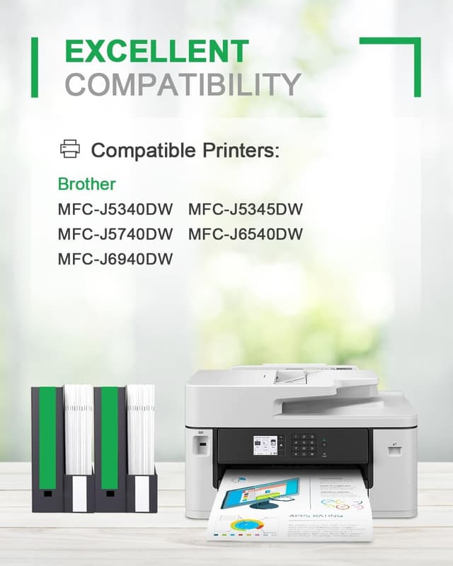 Detalle 2 de Cartucce compatibili Brother LC422XL (LC422) ColorFly da 4 pezzi per MFC-J5340DW/J5345DW/J5740DW/J6540DW/J6940DW