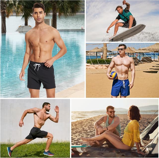 Detalle 2 de Arcweg Herren Badeshorts 2-in-1 mit Kompression