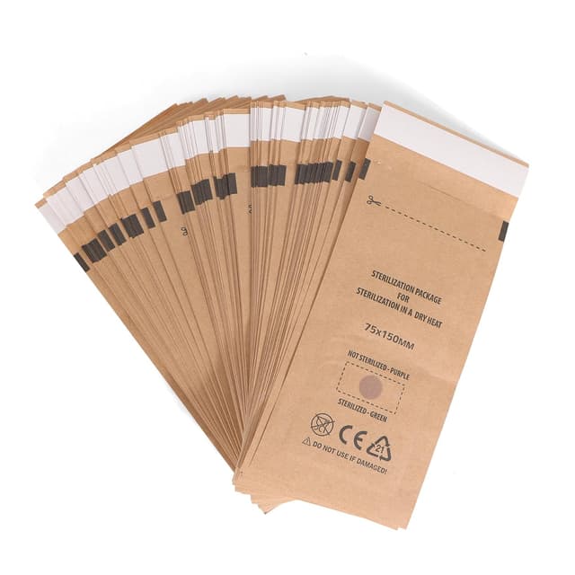 Detalle de Kraft self sealing sterilisation bags