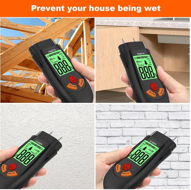 Detalle 2 de Moisture Meter Damp Meter with LCD