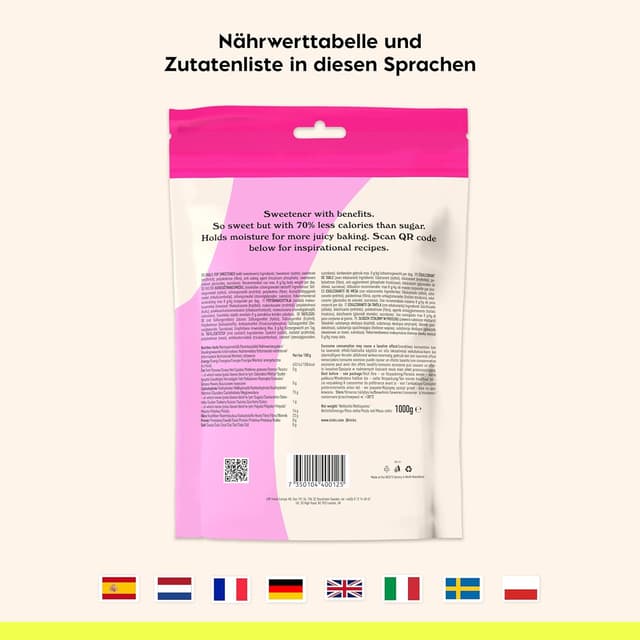 Thumbnail 6 de NICKS Use Like Sugar kalorienarm 1 kg 🍬