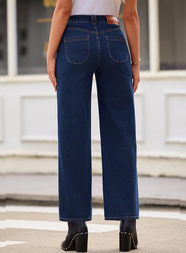 Detalle 2 de Sidefeel Straight Leg Jeans high waisted