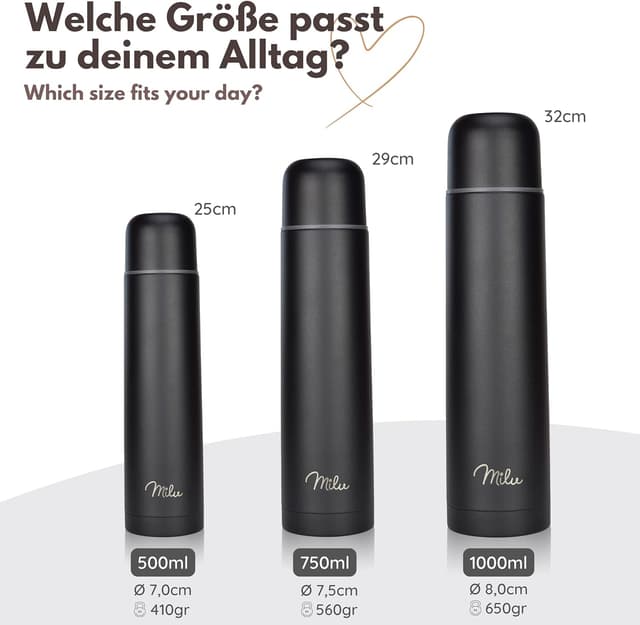 Thumbnail 4 de Milu Thermosflasche 1000 ml đ„€