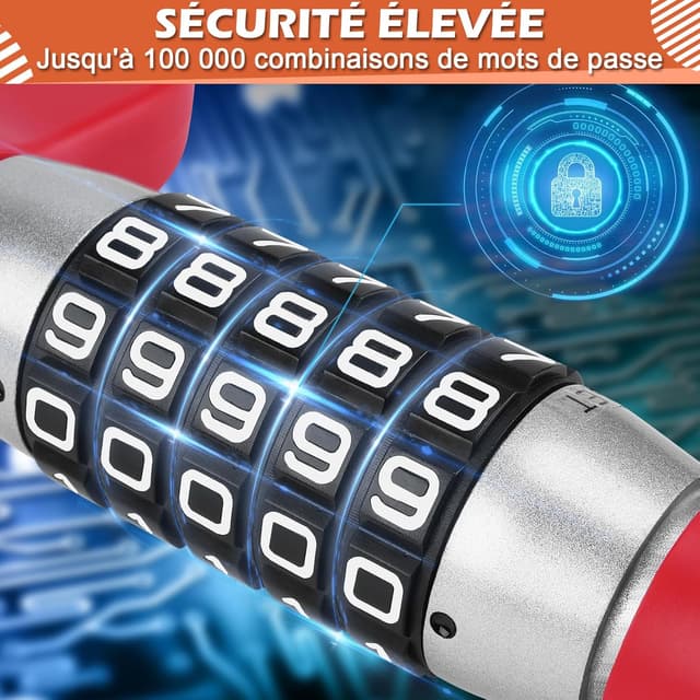 Thumbnail 1 de Tevlaphee Antivol Voiture Barre