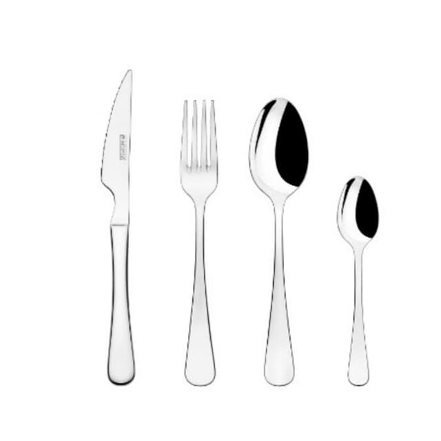 Detalle de Monix M202974 Cubiertos 24 piezas, acero 2 mm 🍽