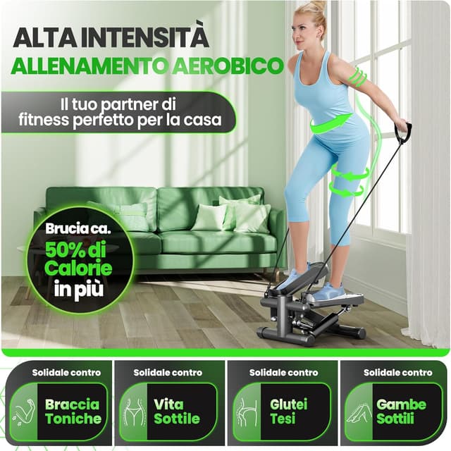 Thumbnail 3 de Ultrasport Mini Stepper Fitness Casa con Display LCD