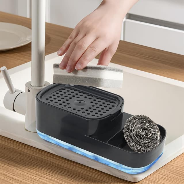 Detalle de Seifenspender TayBong 300 ml mit Schwammhalter