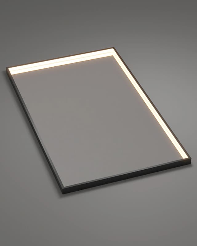 Imagen de Ledimex Espejo cuadrado negro mate Ability 3 luz 📺 en OfertitasTOP