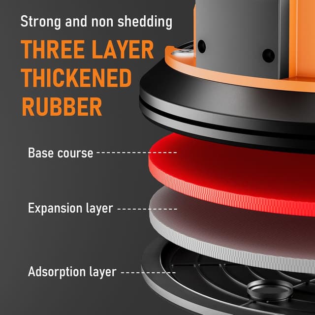 Detalle 2 de Procci Akku-Saugheber 200 kg Tragkraft