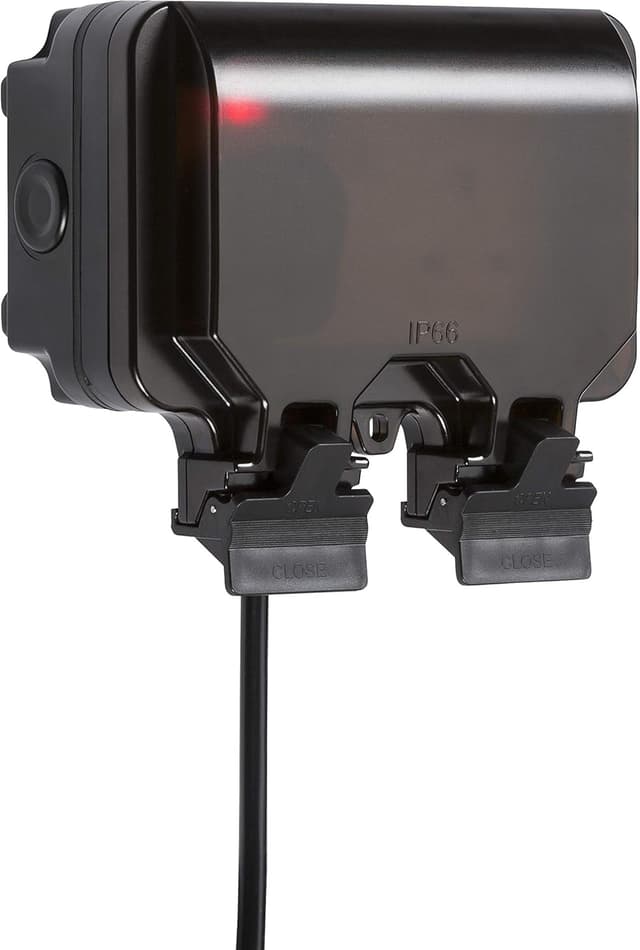 Thumbnail 3 de Knightsbridge OP9N Outdoor Double Socket IP66