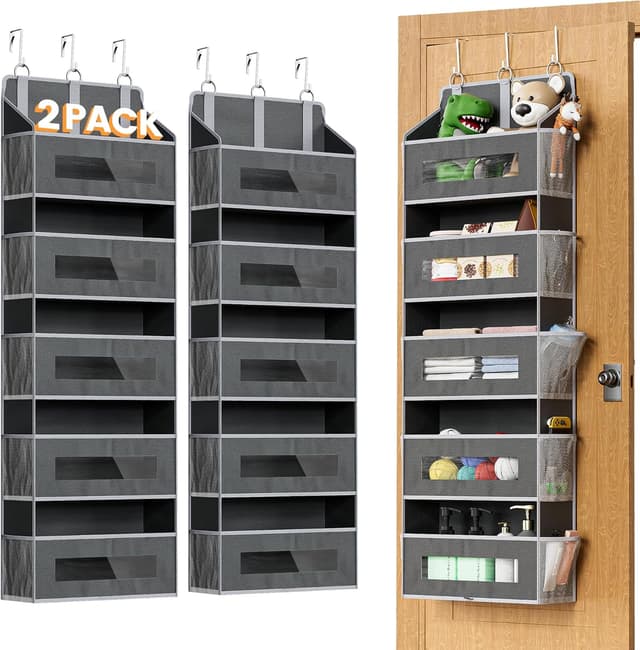 Imagen de 2-Pack Over the Door Organizer en OfertitasTOP