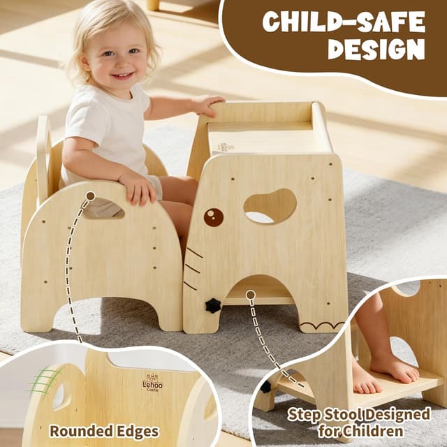 Thumbnail 6 de Lehoo Montessori toddler table set 1-3 years