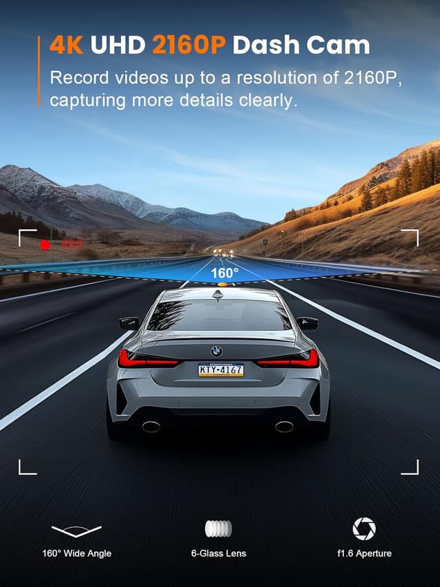 Thumbnail 2 de Galphi 4K Dash Cam Front