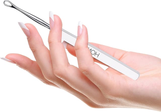 Detalle 2 de HOKIN Ear Wax Removal in acciaio inox: pulitore per cerume con anello riutilizzabile