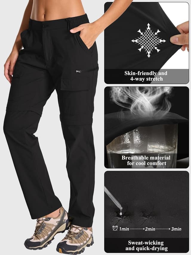 Detalle de Jogwits pantaloni trekking convertibili da donna