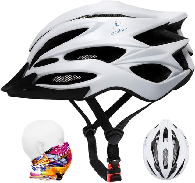 Detalle de ioutdoor Premium Fahrradhelm mit abnehmbarer Sonnenblende und Insektennetz (CE/CPSC)