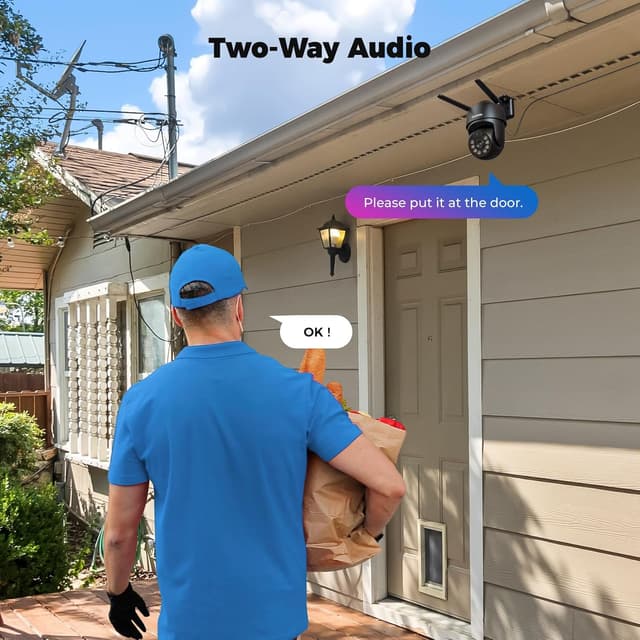 Detalle 2 de Codnida 5MP Telecamera Wi‑Fi 5Ghz