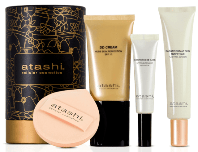 Detalle de Atashi DD Cream Bronce Intenso + Contorno Ojos + Peeling