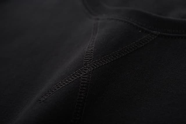 Detalle 2 de VEIISAR Herren Dickes Rundhalsmantel T-Shirt aus 100% Baumwolle (Heavy Weight, Preshrunk Longline)