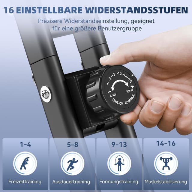 Thumbnail 3 de vannect Heimtrainer Klappbar 150 kg Belastbarkeit