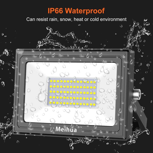 Detalle 2 de MEIHUA 60W LED Floodlight 6500K