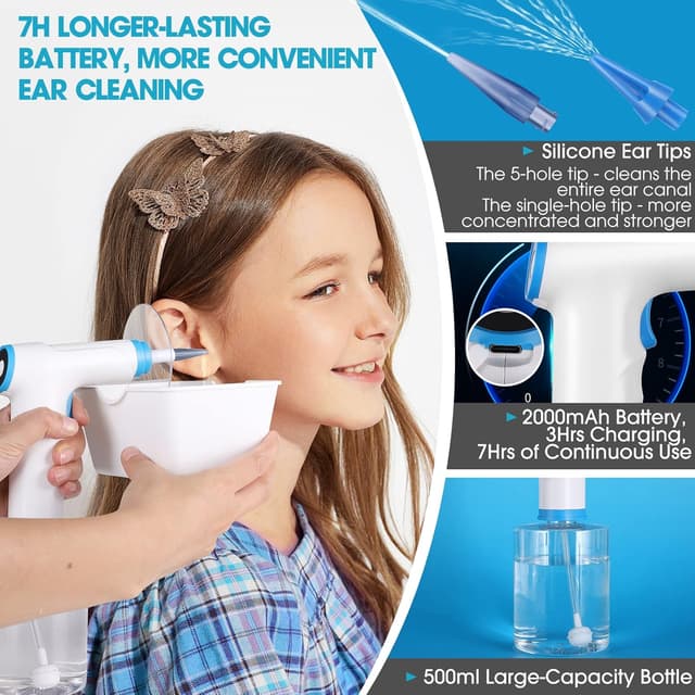 Thumbnail 4 de KAUGIC Ohrreiniger 500ml 2000mAh 🔌