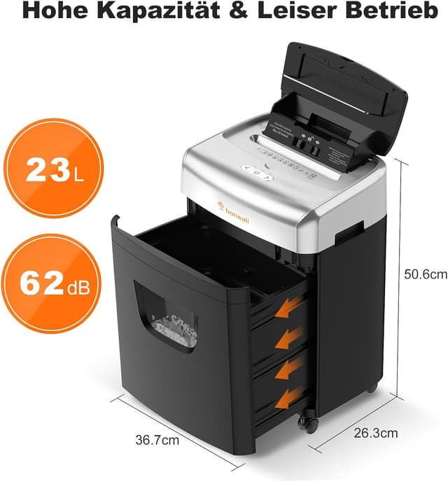 Thumbnail 5 de bonsaii C233-B Aktenvernichter 23 L đź“„