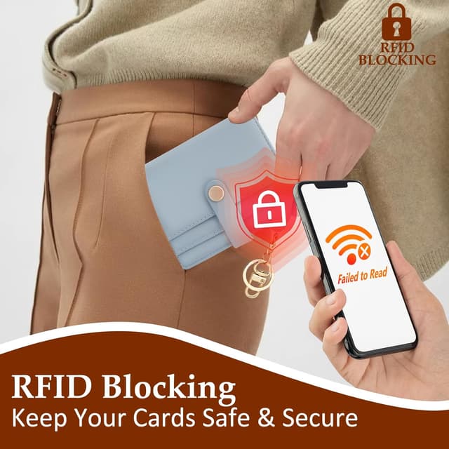 Thumbnail 5 de GOUNNU Geldbörse Damen 11,5 x 9,5 cm