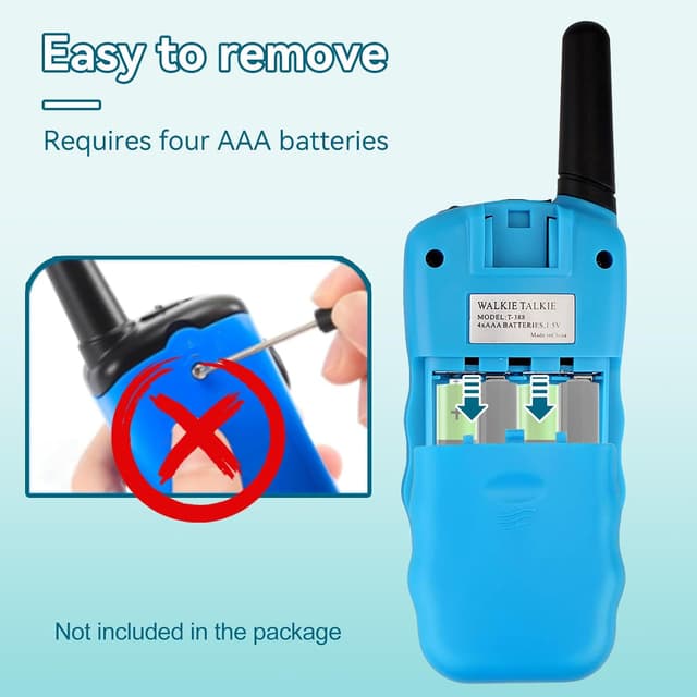 Detalle de Retevis RT388 kids walkie talkies 8 channels