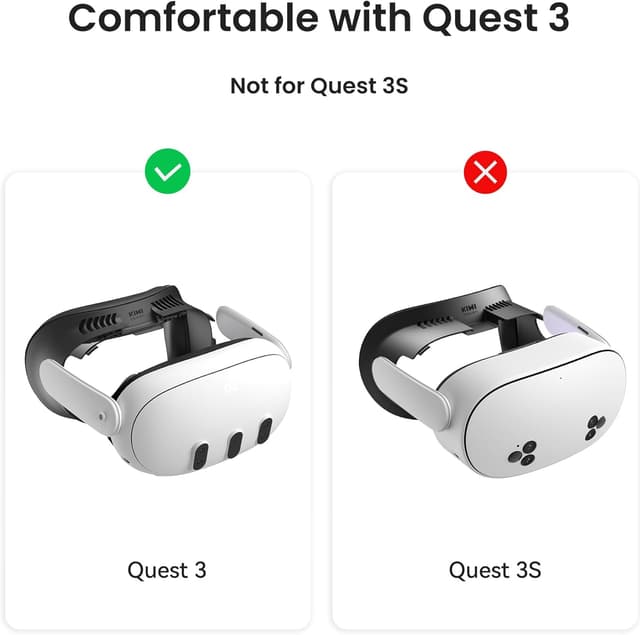 Detalle 2 de KIWI design V3 Facial Interface & Face Pad for Meta Quest 3 (compatible with Quest 3 accessories, not for Quest 3S)