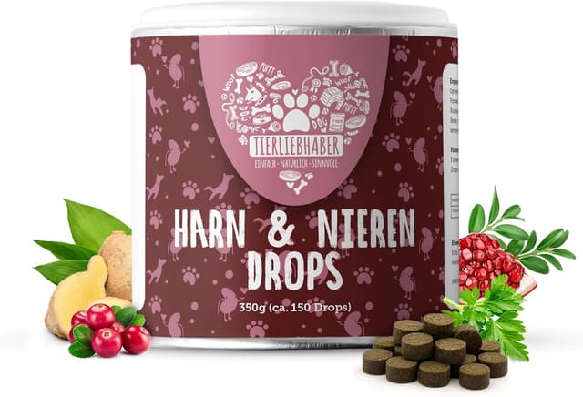 Detalle de TIERLIEBHABER Harn & Nieren Drops 350 g